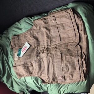 NWT L.L. Bean Double Waxed Upland Vest Men's M $180 The British Millerain